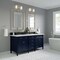 James Martin Vanities Brittany 72in Double Vanity, Victory Blue w/ 3 CM White Zeus Quartz Top 650-V72-VBL-3WZ - alternate 3